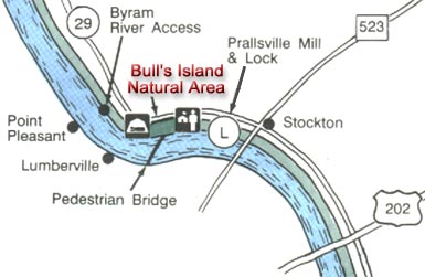 Bull Isle trail map